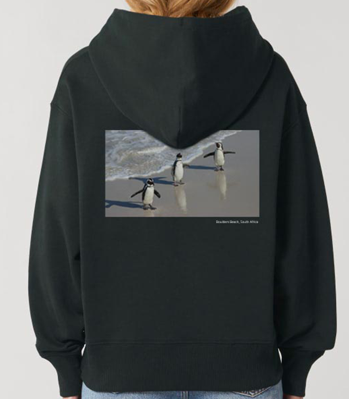 OVERSIZED HOODIE PENGUIN (black)