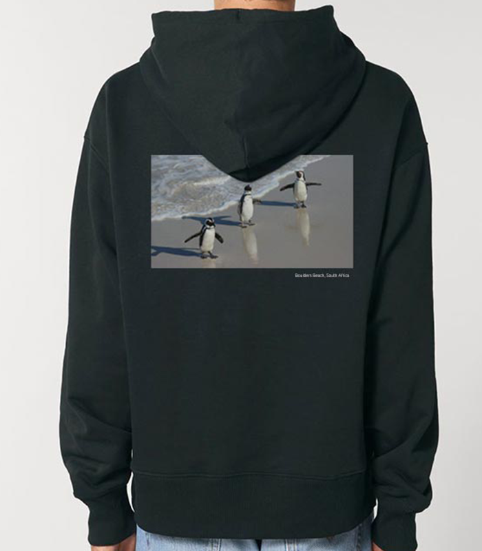 OVERSIZED HOODIE PENGUIN (black)