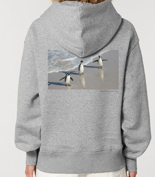 OVERSIZED HOODIE PENGUIN (grey)