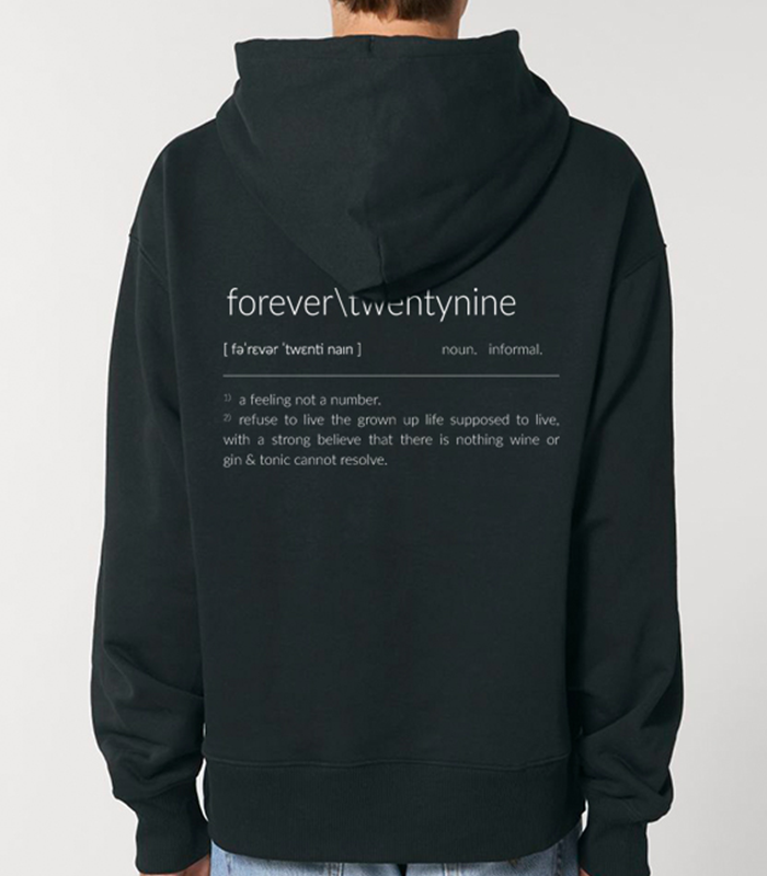 OVERSIZED HOODIE DICTIONARY (black)