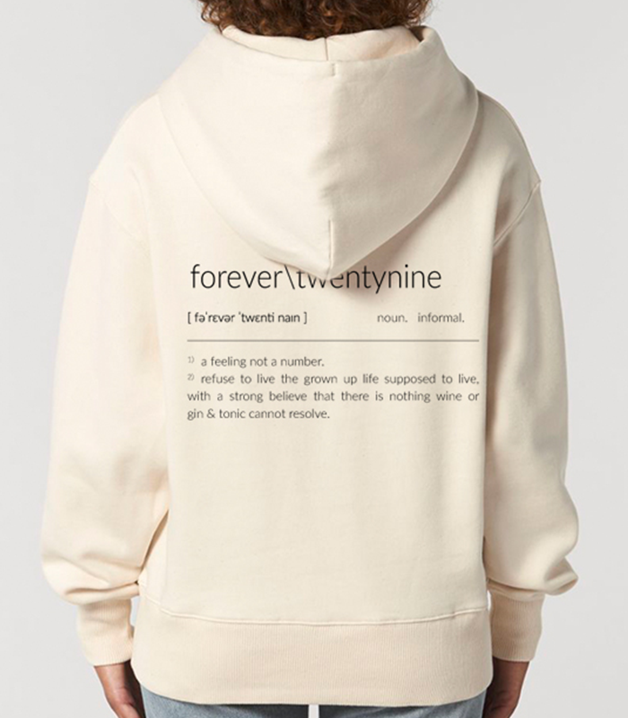 OVERSIZED HOODIE DICTIONARY (natural)