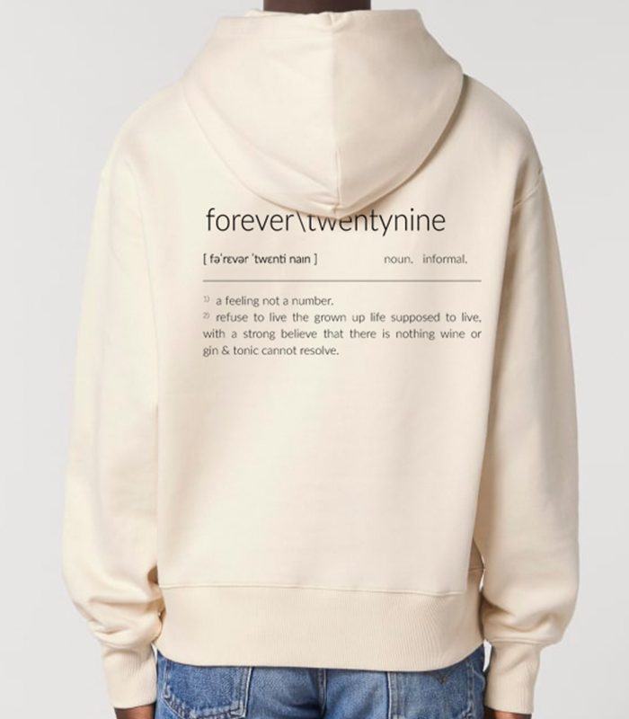 OVERSIZED HOODIE DICTIONARY (natural)